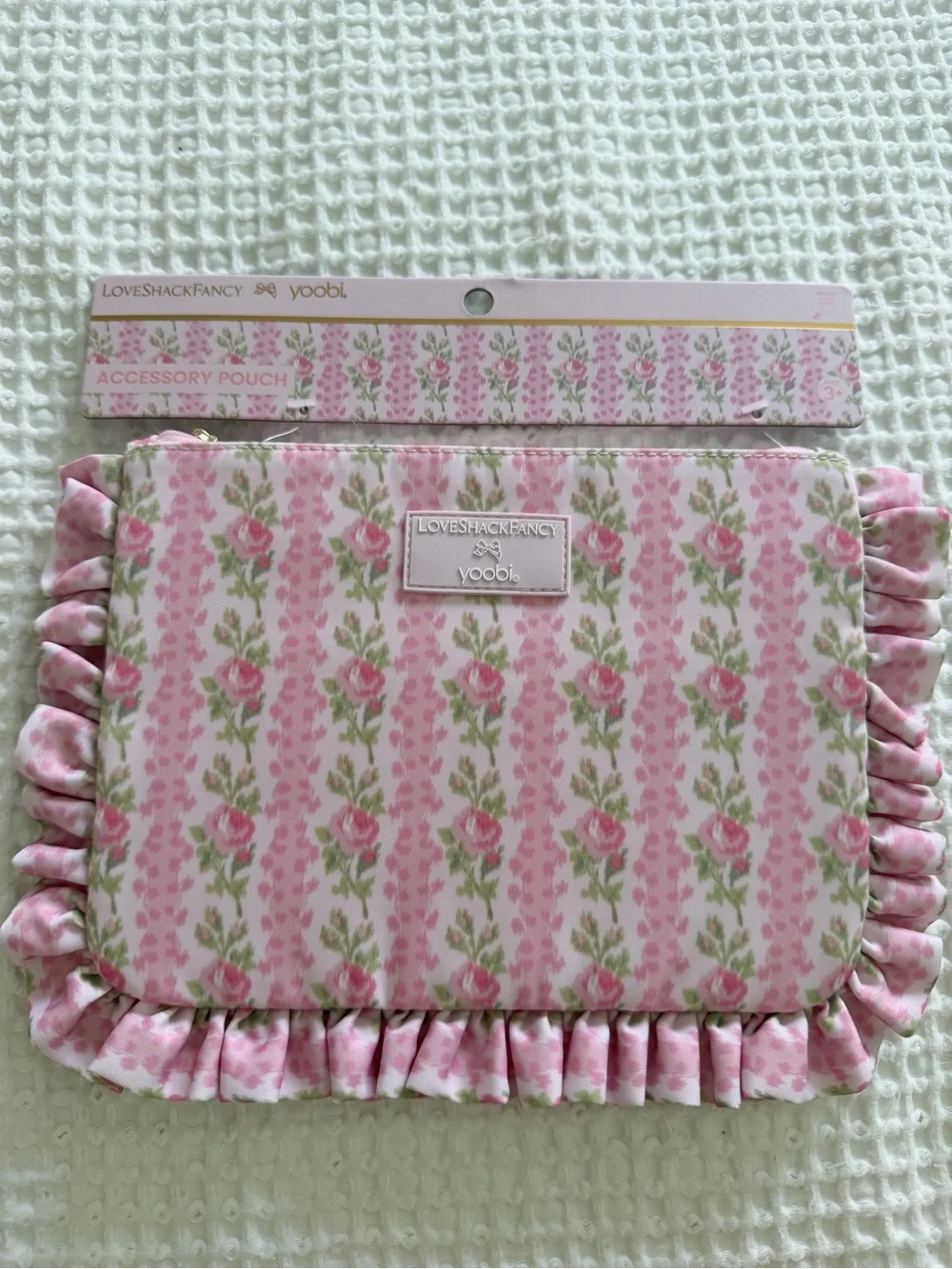 Loveshackfancy x target yoobi accessory pouch